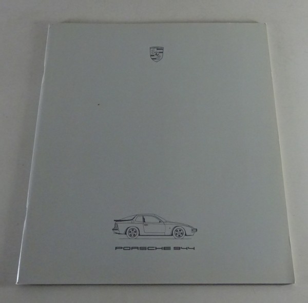 Prospekt / Broschüre Porsche 944 Stand 07/1985
