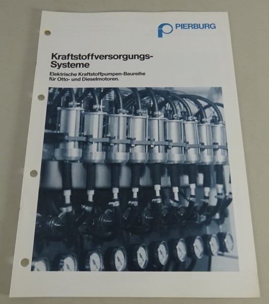 Handbuch Pierburg Kraftstoffversorungssysteme für Otto- und Dieselmotoren