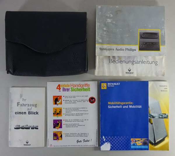 Bordmappe mit Betriebsanleitung / Handbuch Renault Scenic Stand 10/1999