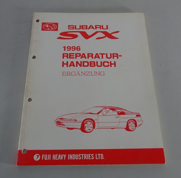Werkstatthandbuch Ergänzung Subaru SVX Stand 01/1996