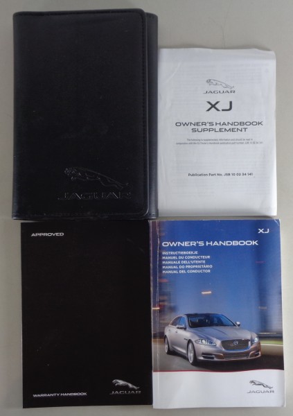 Owner's Manual + Wallet Jaguar XJ Typ X 351 from 2013