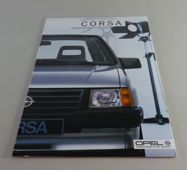 Faltprospekt / Prospekt Opel Corsa A + Technische Daten Stand 04/1985