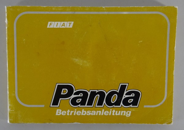 Betriebsanleitung Handbuch Fiat Panda, Stand 07/1987