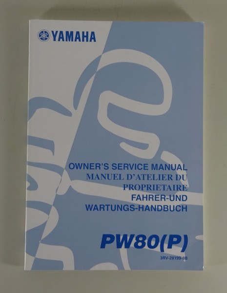 Betriebsanleitung und Wartungshandbuch Yamaha PW 80 (P) Stand 04/2001
