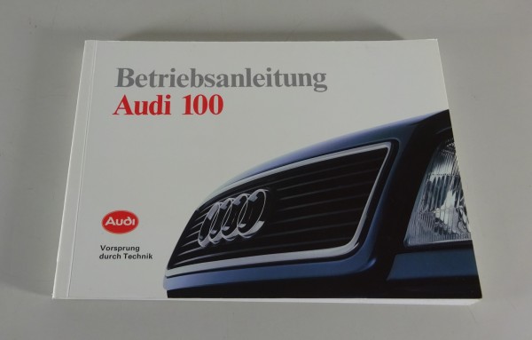 Betriebsanleitung / Handbuch Audi 100 Typ C4 inkl. Quattro Stand 07/1991