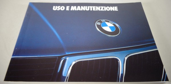 Uso e manutenzione / manuale BMW Serie 5 E34 520i - 525i - 535i - 524td 02/1990