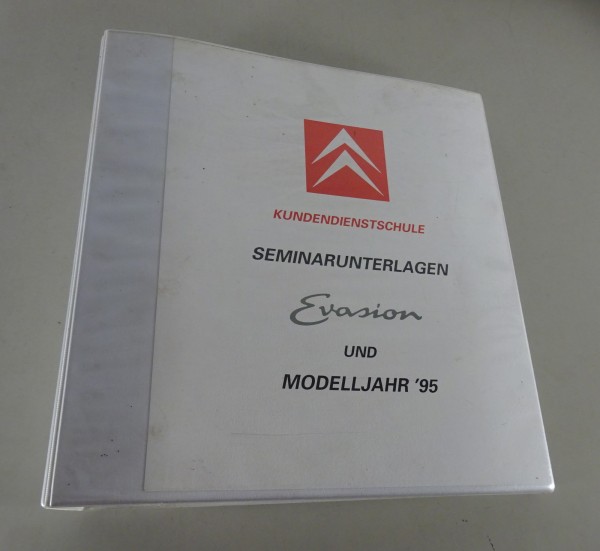 Schulungsunterlagen Citroen Evasion Stand 1995