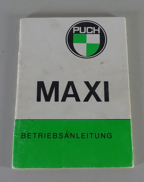 Betriebsanleitung / Handbuch Mofa Puch Maxi Stand 02/1971