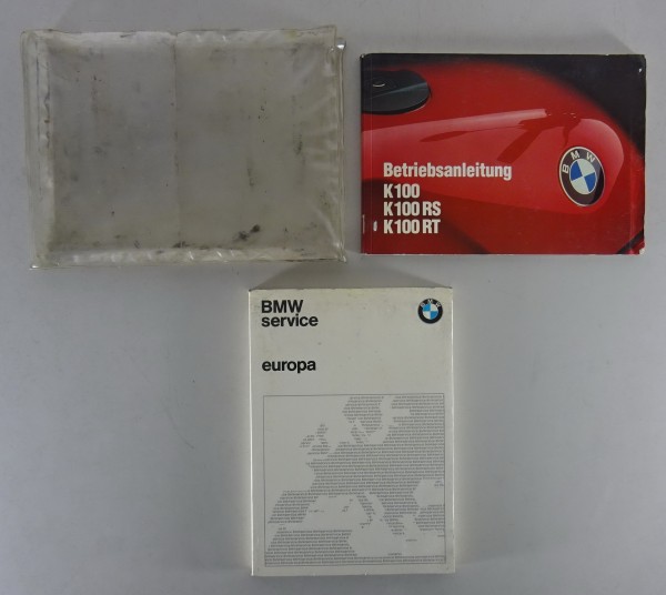 Bordmappe + Betriebsanleitung Motorrad BMW K 100 / RS / RT Stand 03/1985