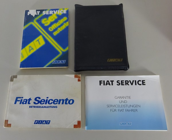 Bordmappe + Betriebsanleitung Fiat Seicento Stand 04/1999