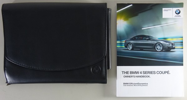 Owner's Manual + Wallet BMW 4-Series Coupé F32 420i 430i 418d 430d usw. 10/2015