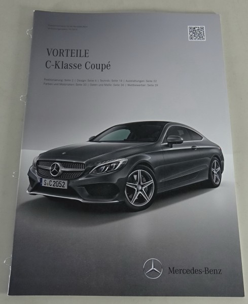 Produktinfo / Vorteile Mercedes-Benz C-Klasse C205 Coupé Stand 10/2015