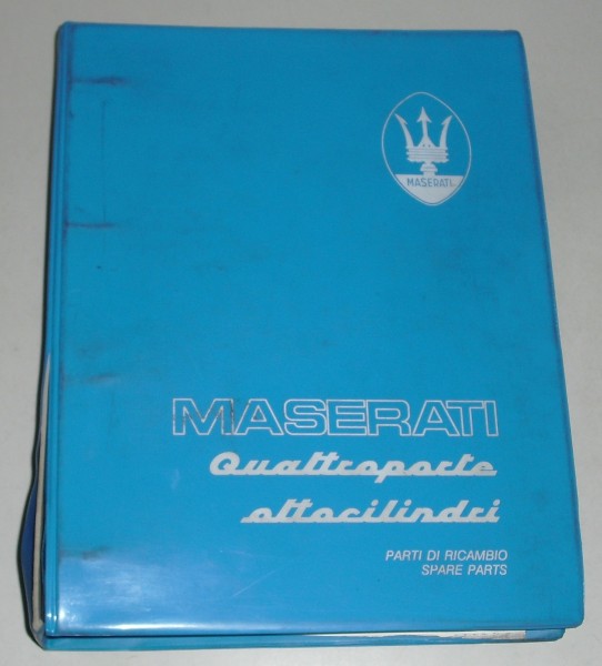 Teilekatalog / Spare Parts List Maserati Quattroporte IV, Baujahre 1994-2001