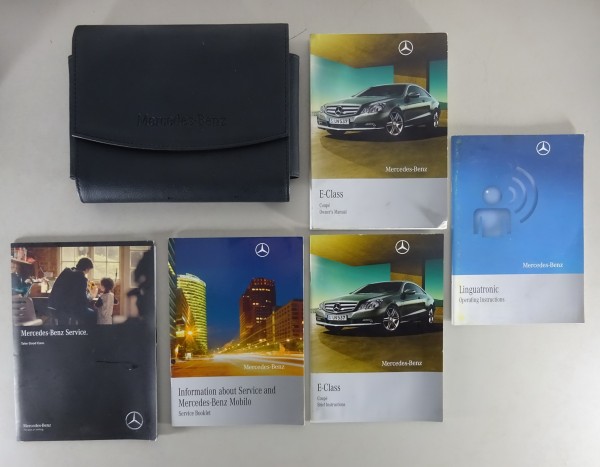 Owner's Manual + Wallet Mercedes Benz E-Class Coupé + Cabrio C207 / A207 von ´09