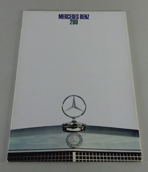 Prospekt / Broschüre Mercedes-Benz 200 W115 / 118 Stand 12/1967