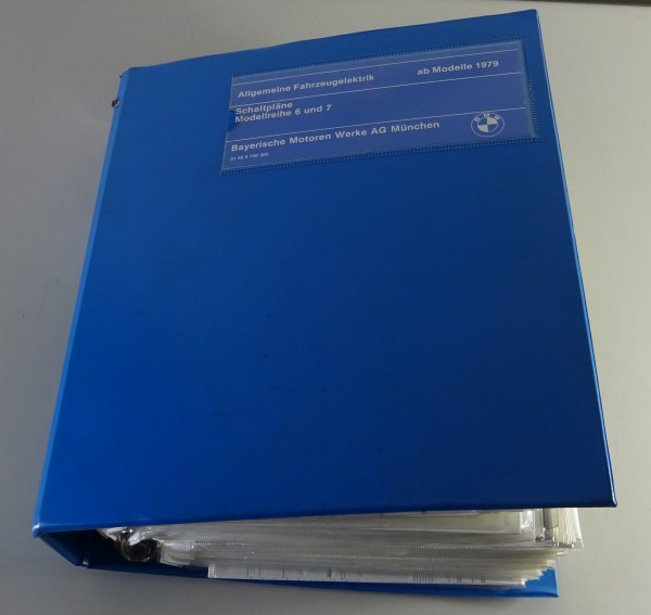Werkstatthandbuch / Elektrische Schaltpläne BMW 6er E24 / 7er E23 Stand ab 1979
