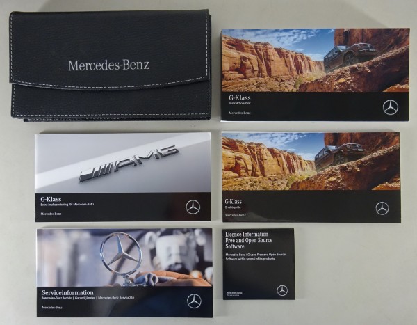 Inbyggd mapp + bruksanvisning Mercedes Benz G-Klass W 463 från 11/2019