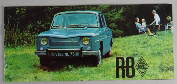 Prospekt / Broschüre Renault R8 auf Deutsch