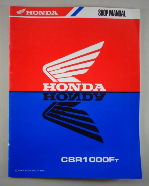 Workshop manual supplement Honda CBR 1000 F from 1995