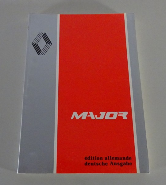 Betriebsanleitung / Handbuch LKW Renault Major R-Serie Stand 1992