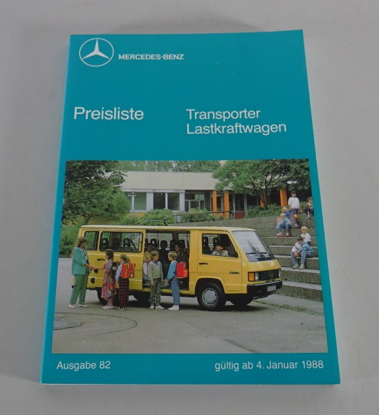 Preisliste Nr.82 Mercedes Benz LKW + Transporter ab 01/1988