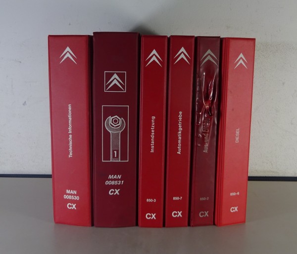 Werkstatthandbuch Konvolut Citroen CX Serie I + II Baujahre 1974 - 1991