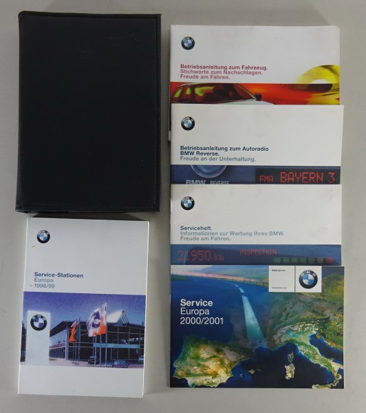 Bordmappe + Betriebsanleitung BMW 3er E46 318i 320i/d 323i 328i Stand 01/1998