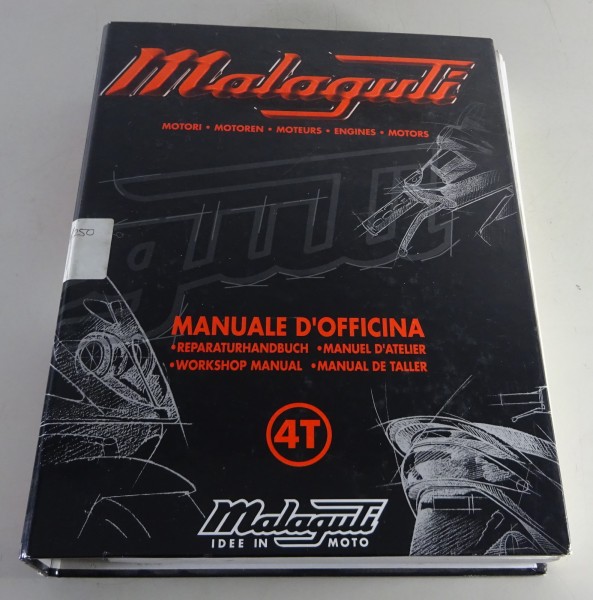 Werkstatthandbuch / Workshop Manual Malaguti Roller 4 Takt Motor 125 / 150 / 250