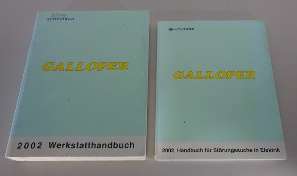 Werkstatthandbuch + Elektrik Hyundai Galloper ab Baujahr 2002