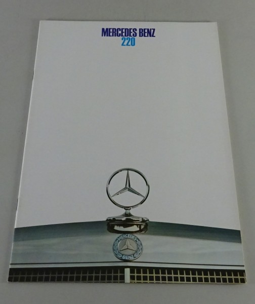 Prospekt / Broschüre Mercedes-Benz 220 W115 / 118 Stand 12/1968