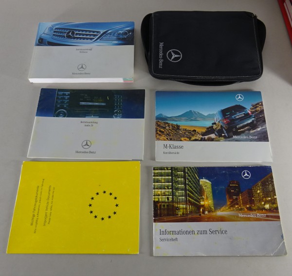 Bordmappe + Betriebsanleitung Mercedes M-Klasse W164 ML 280 - 63 AMG von 12/2007