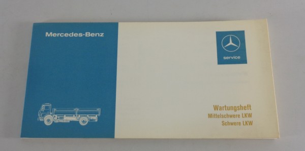 Scheckheft / Wartungsheft Mercedes Benz LKW 911 1013 1424 1919 2024..von 07/1976