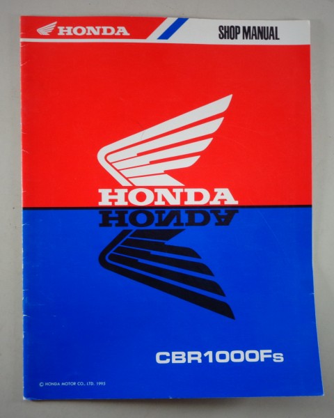 Workshop manual supplement Honda CBR 1000 FS from 1995