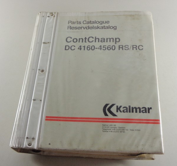 Teilekatalog / Parts list Kalmar LMV Gabelstapler ContChamp DC 4160-4560 RS/RC