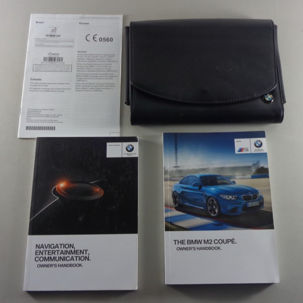 Owner's Manual + Wallet BMW M2 Coupe F22 from 10/2015