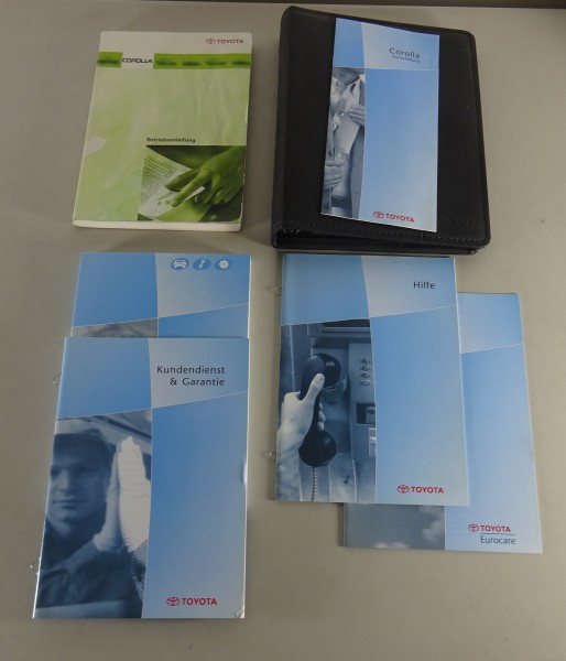 Bordmappe mit Betriebsanleitung Toyota Corolla von 2000