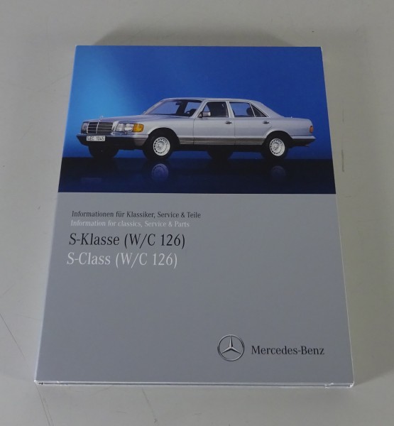 Werkstatthandbuch Mercedes Benz W126 S-Klasse 280 300 380 420 500 560 SE SEL SEC