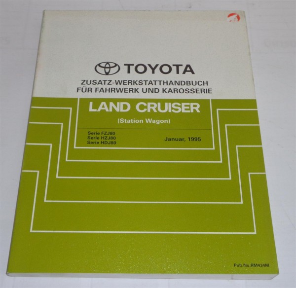 Werkstatthandbuch Toyota Land Cruiser Station Wagon Fahrwerk Getriebe, 01/1995