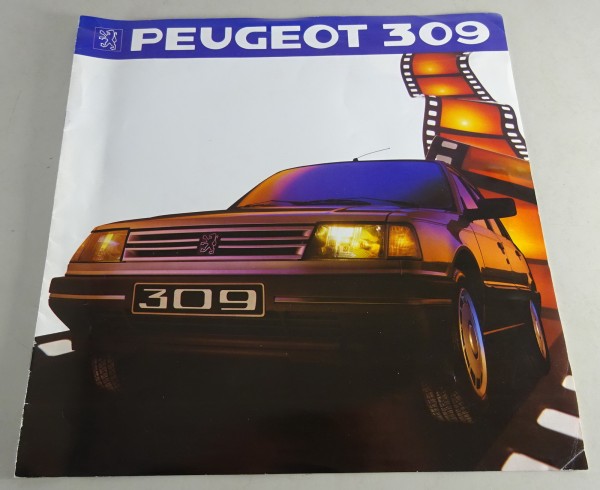 Prospekt / Broschüre Peugeot 309 SR Stand 1986