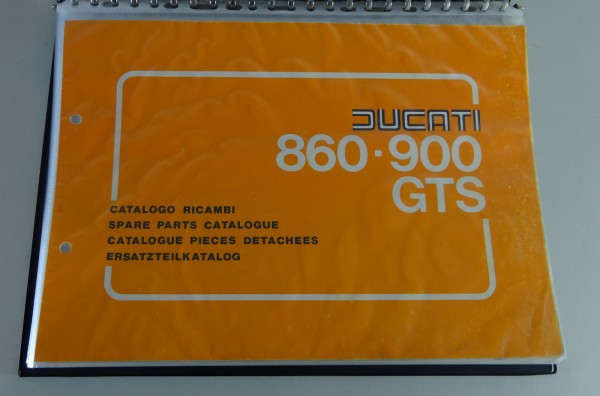Teilekatalog / Spare Parts List | Ducati 860 - 900 GTS | ITA / FRA / ENG / DEU