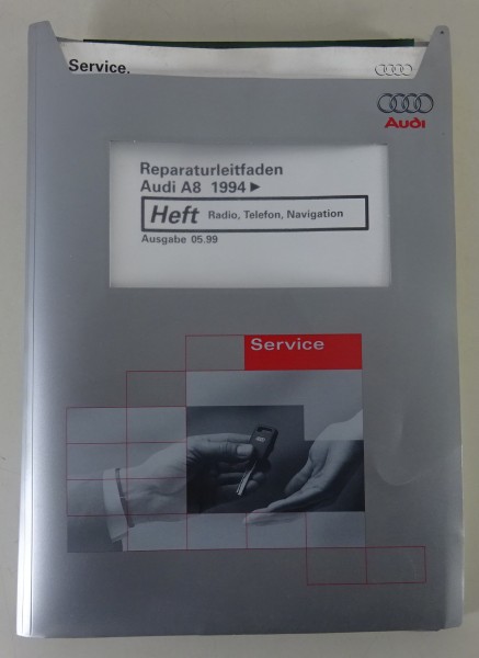 Werkstatthandbuch Audi A8 D2 Radio, Telefon, Navigation Eigendiagnose von 5/1999