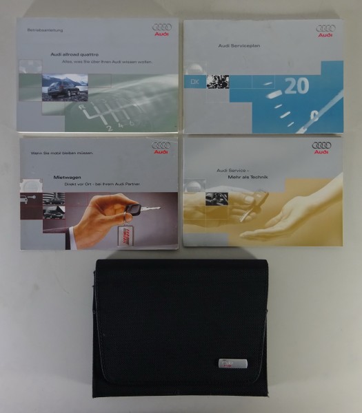 Bordmappe + Betriebsanleitung Audi A6 C5 Allroad Quattro Stand 02/2000