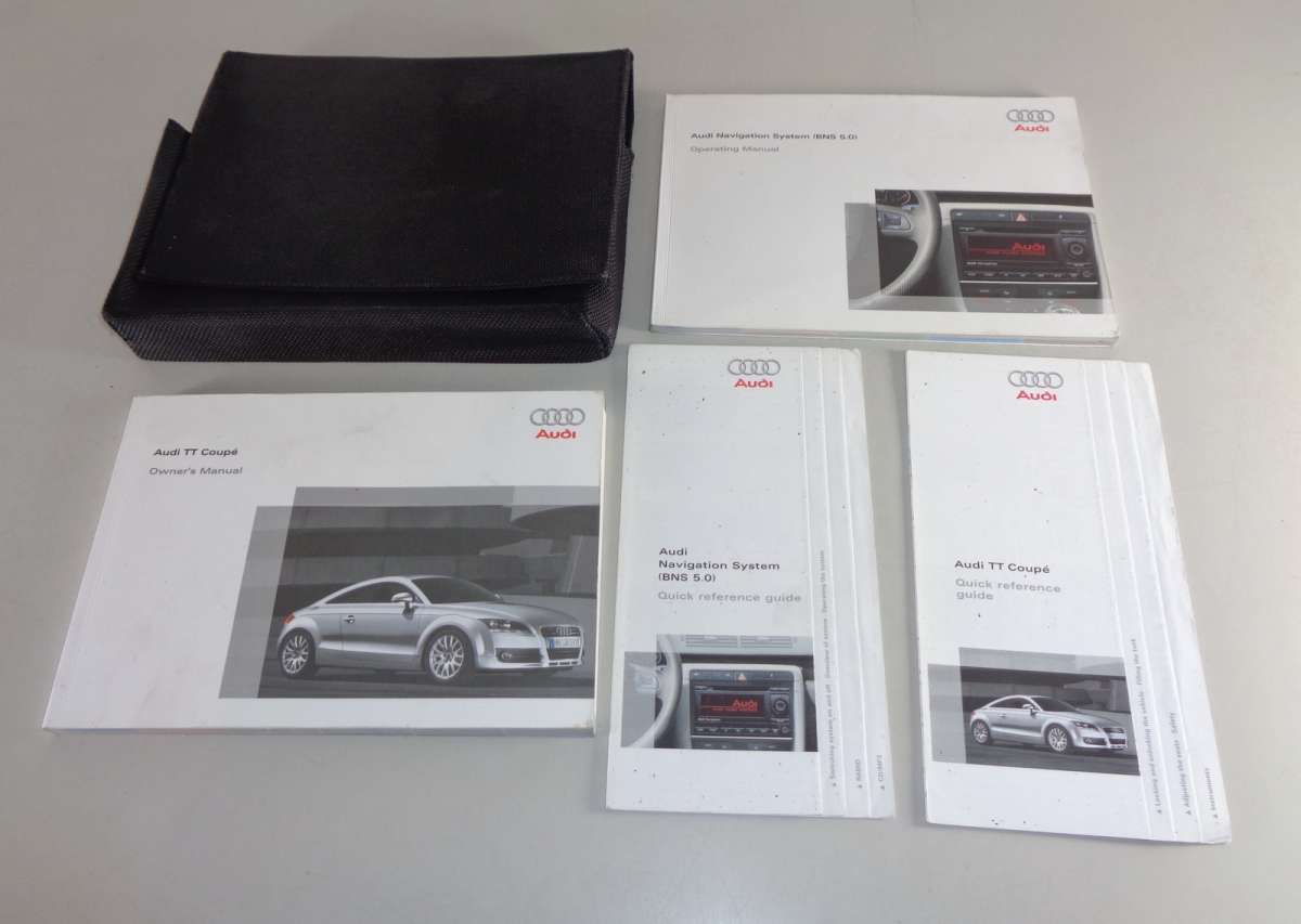 Owner's Manual + Wallet Audi TT Coupé / quattro 8J from 05/2006 PKBuch