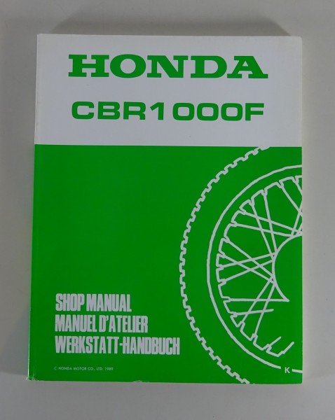 Werkstatthandbuch / Workshop Manual Supplement / Honda CBR 1000 F Stand 1989