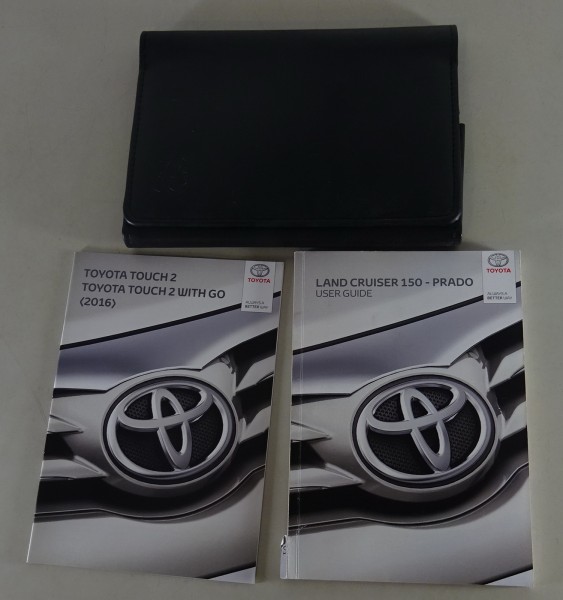 Owner's Manual + Wallet Toyota Land Cruiser 150 Prado Typ J15 from 2015