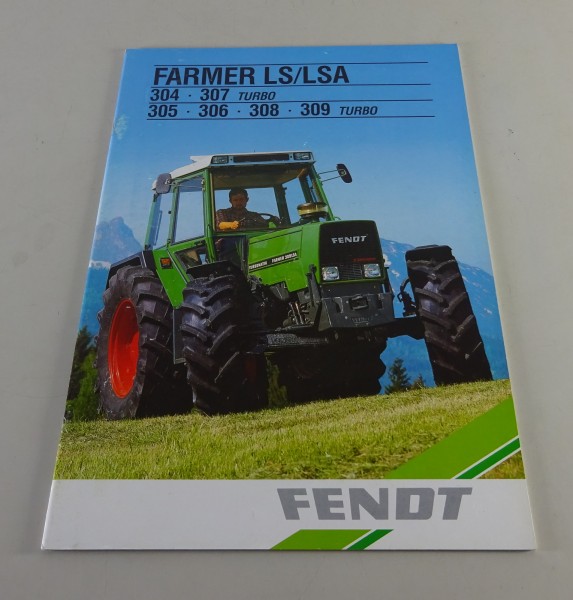 Prospekt Fendt Farmer LS / LSA 304, 306, 307 Turbo, 308, 309 Turbo etc. von 1988