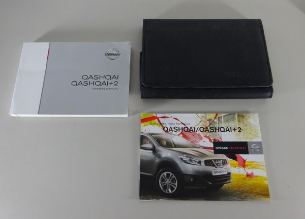 Owner's Manual + Wallet Nissan Qashqai / Qashqai +2 Type J10 printed 08/2010