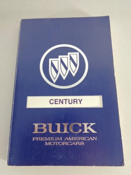 Betriebsanleitung / Handbuch Buick Century Stand 1990