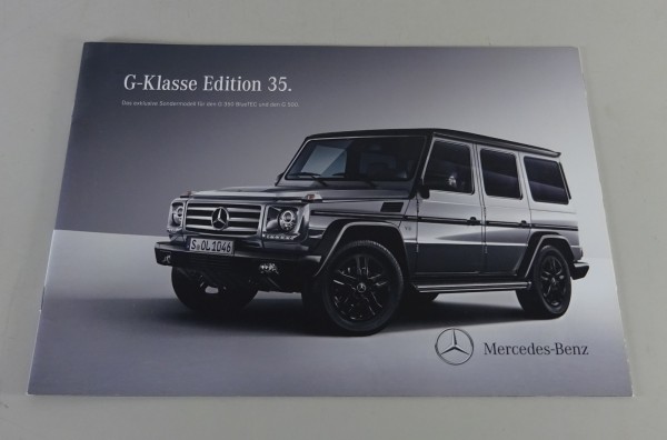 Prospekt Mercedes-Benz G-Klasse W 463 Edition 35 G 350 / 500 v. 2014