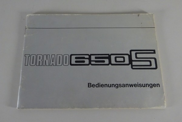 Betriebsanleitung / Handbuch Benelli Tornado 650 S Stand 1973